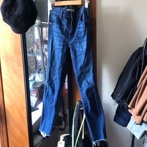 Madewell 10 inch high rise skinny jeans sz 24
